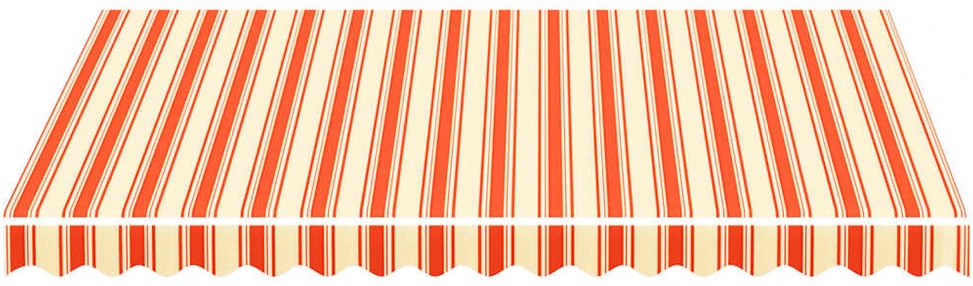 Pakaitinis audinys markizei, geltona/oranžinė spalva, 3x2,5m