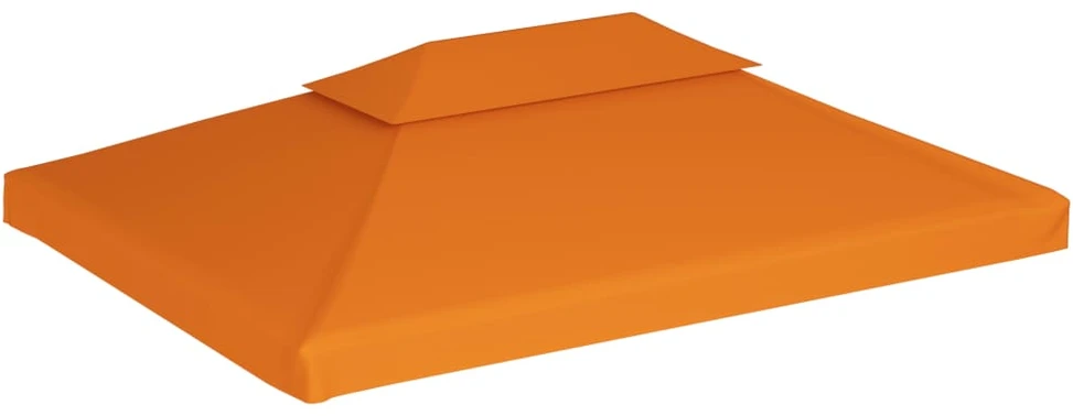 Pakaitinis pavėsinės uždangalas, oranžinis, 3x4m, 310g/m²