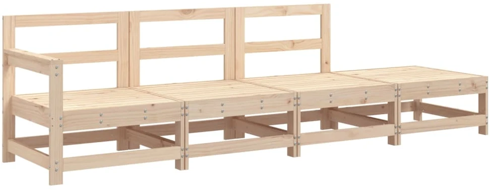 Pakeltas sodo lovelis, rudas, 160x88x77cm, galvan. plienas