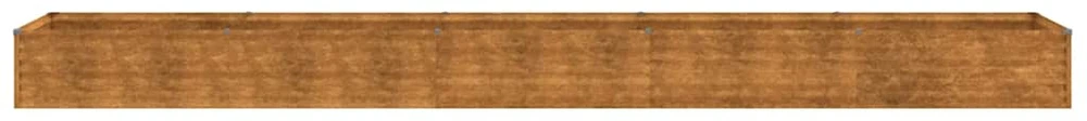 Aukštas sodo lovelis, 482x50x36cm, Corten plienas