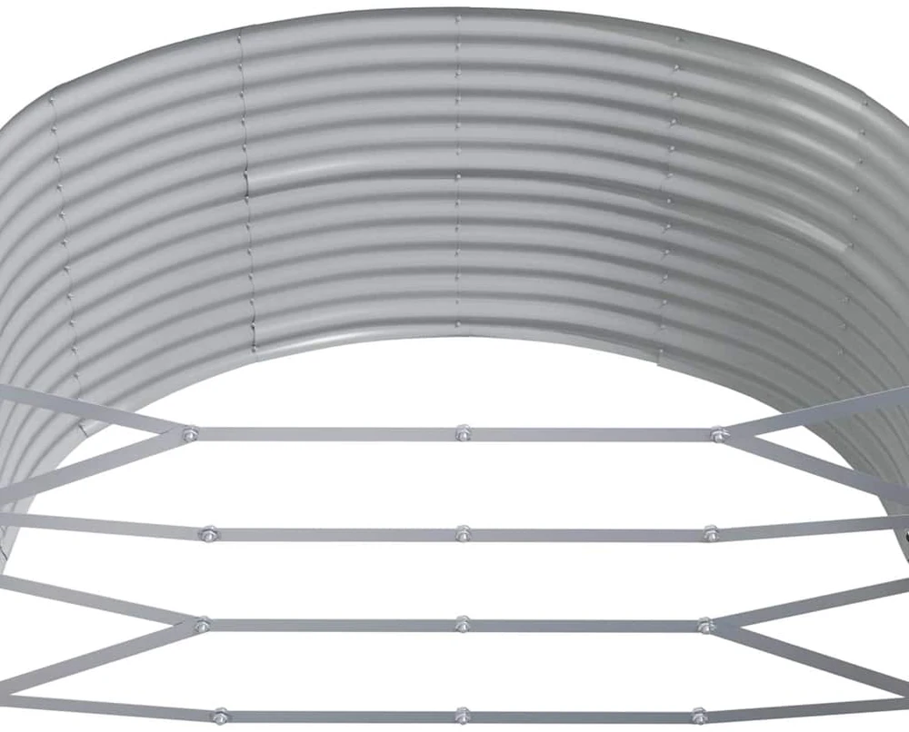 Sodo lovelis, antracito, 212x140x68cm, plienas