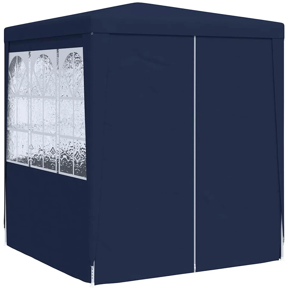 Palapinė su šoninėmis sienomis, mėlyna, 2,5x2,5m, 90g/m²