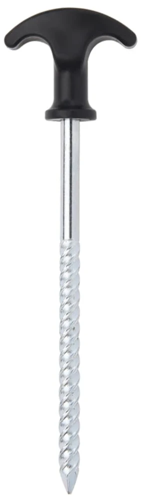 Palapinės kaiščiai, 24vnt., 17cm, skersmuo 7mm, plienas