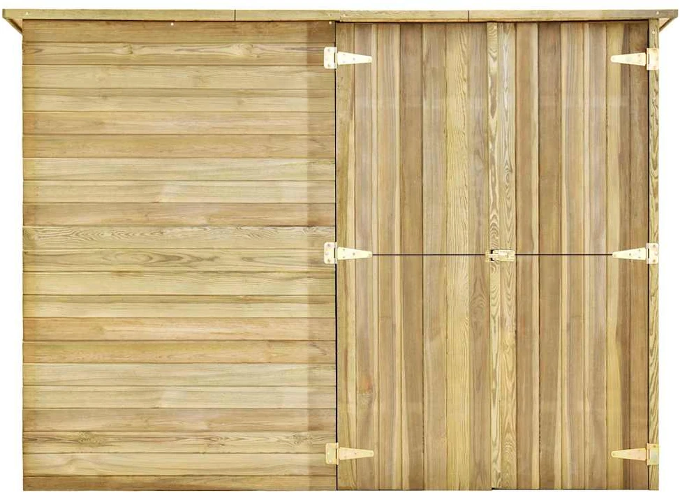 Pašiūrė sodo įrankiams, 232x110x170cm, impregnuota pušies med.