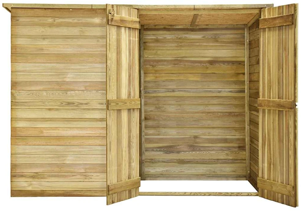 Pašiūrė sodo įrankiams, 232x110x170cm, impregnuota pušies med.
