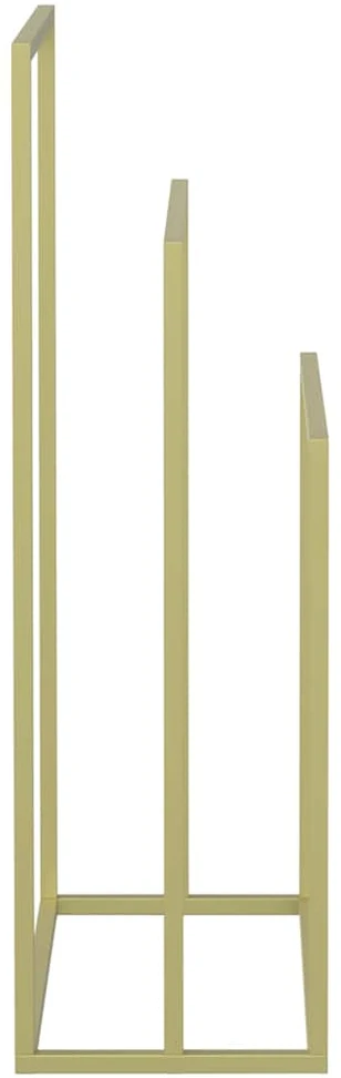 Pastatoma rankšluosčių kabykla, auksinė, 48x24x79cm, geležis