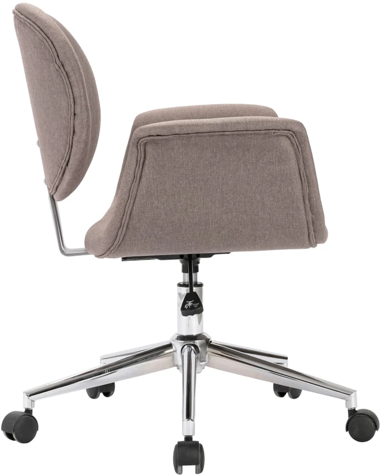 Pasukama biuro kėdė, taupe spalvos, audinys (287396)