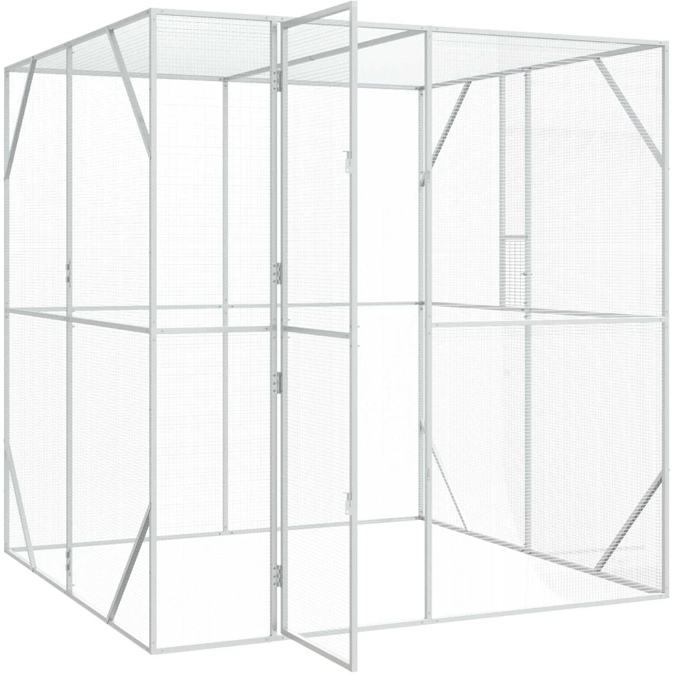 Paukščių narvas Antracitas 209 x 202 x 214 cm