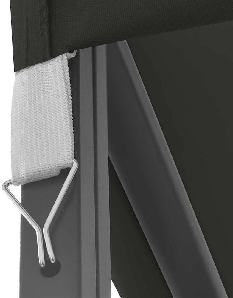 Pavėsinė su dvigubu stogu, baltos spalvos, 3x3m