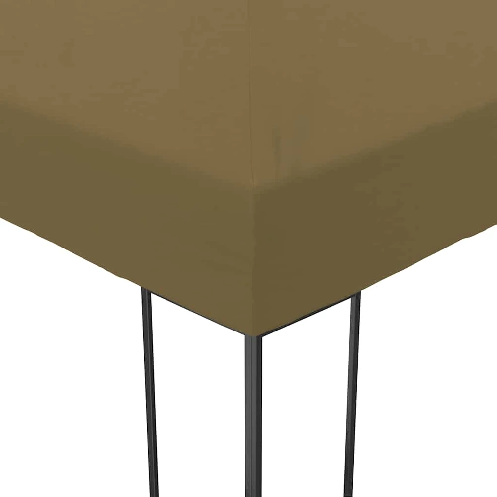 Pavėsinė-palapinė, taupe spalvos, 6x3x2,7m, 180g/m²