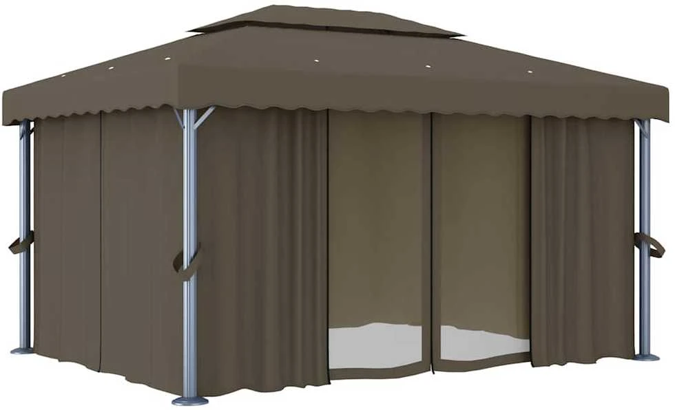 Prof. išskleidžiama proginė palapinė, balta, 6x3m, aliuminis