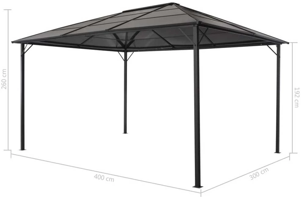 Išskleidžiama proginė palapinė su 5 sienomis, kreminė, 3x9m