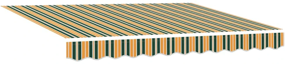 Ištraukiama markizė Žalia ir geltona 300 x 250 x 165 cm