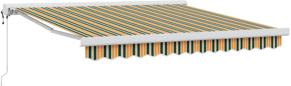 Ištraukiama markizė Žalia ir geltona 300 x 250 x 165 cm