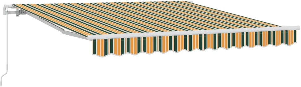 Ištraukiama markizė Žalia ir geltona 300 x 250 x 165 cm