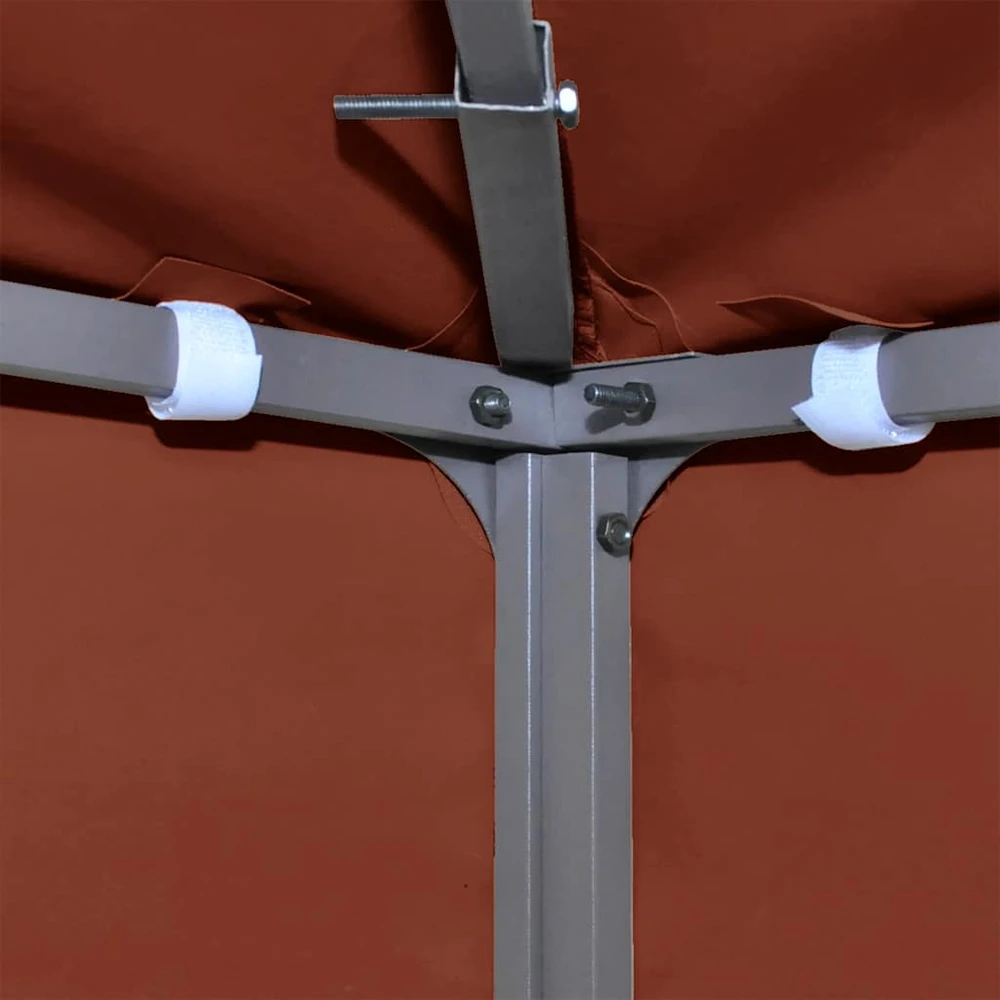 Pavėsinės uždangalas, 2 pakopų, terakota, 4x3m, 310 g/m²