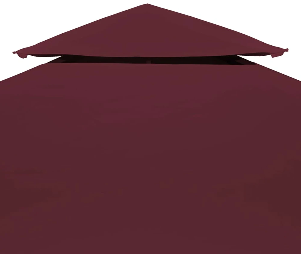 Pavėsinės uždangalas, bordo, 4x3m, 310 g/m²