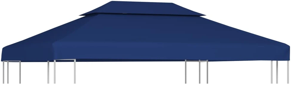 Pavėsinės uždangalas, mėlynas, 4x3m, 310 g/m²