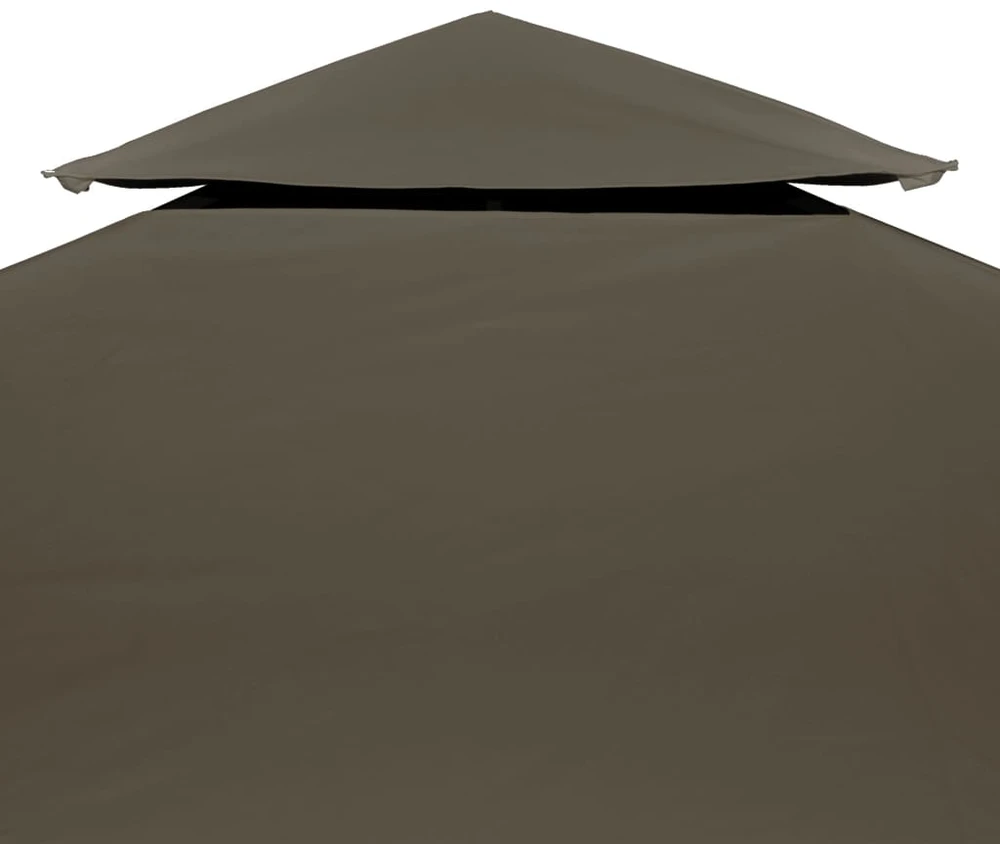 Pavėsinės uždangalas, taupe, 4x3m, 310 g/m²