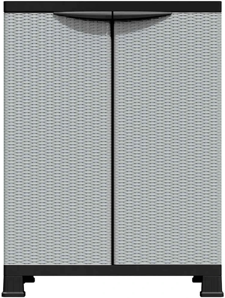 Plastikinė spintelė, 68x39x92cm, ratano dizaino