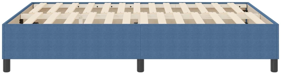 Platforminės lovos rėmas Mėlyna 140 x 190 cm Kordūrinis audinys