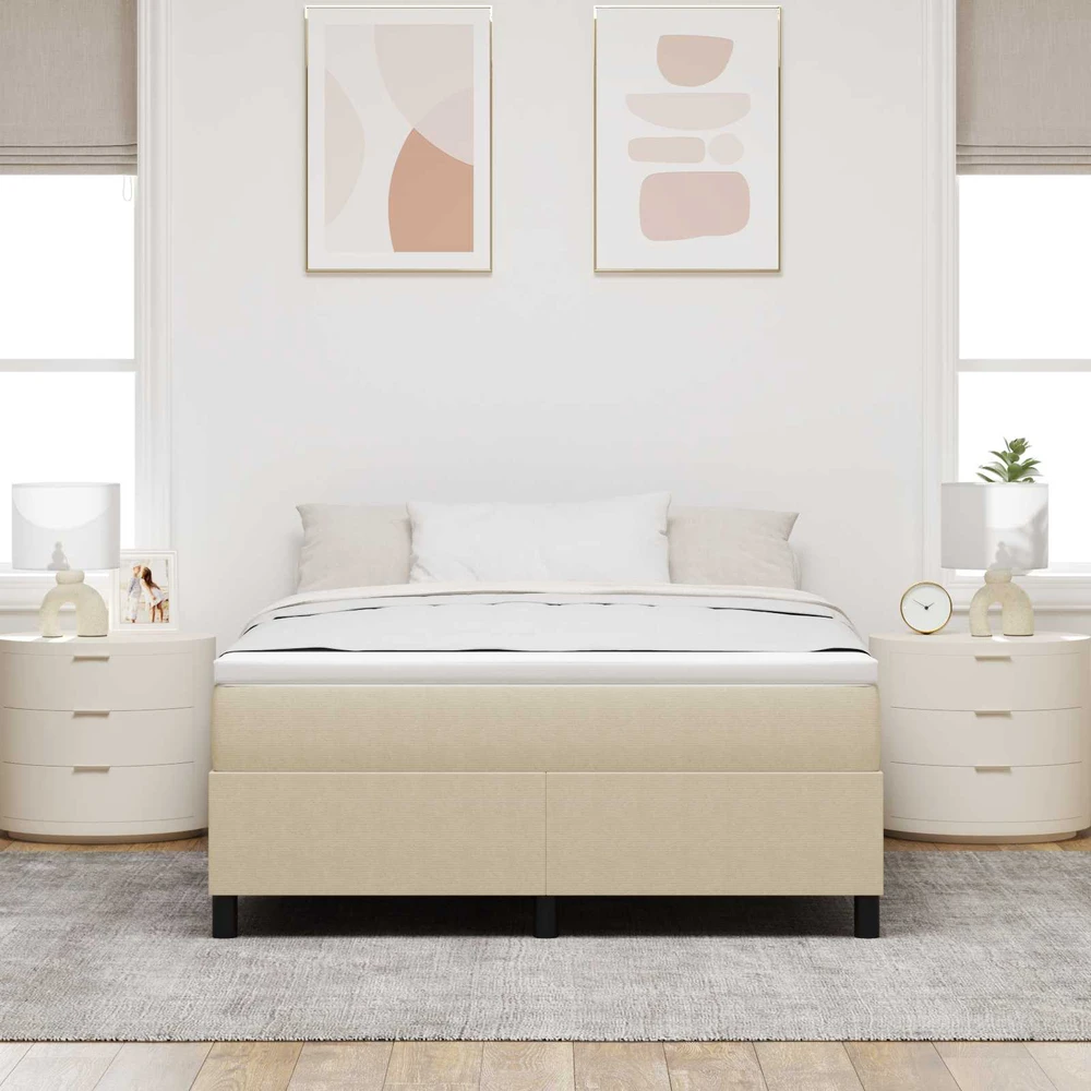 Platforminės lovos rėmas Pilkai žalia 160 x 200 cm
