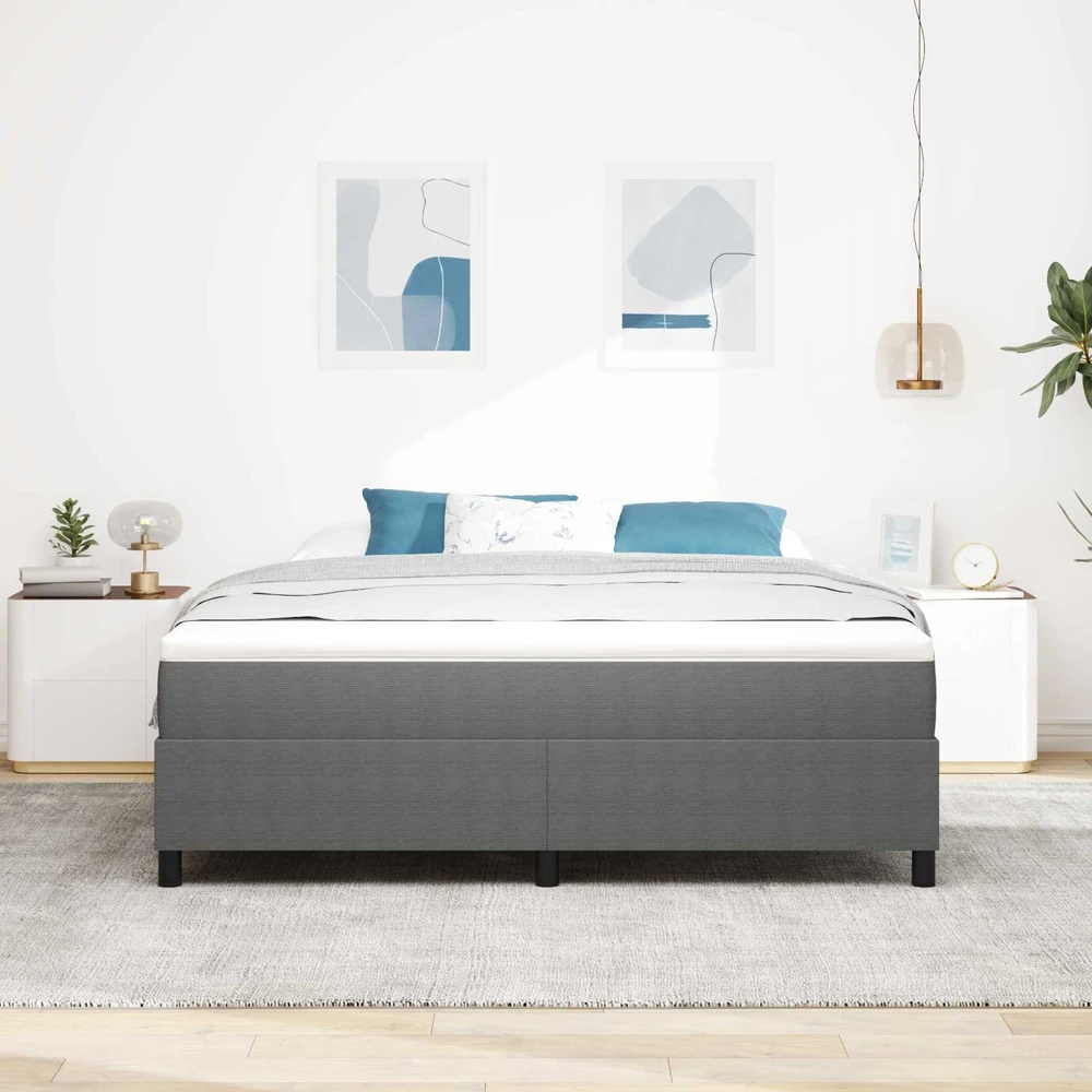 Platforminės lovos rėmas Šviesiai pilka 180 x 200 cm