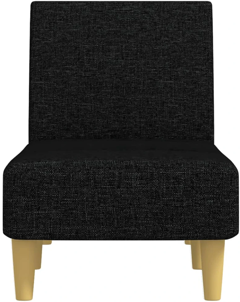 Sofa Poilsio gultas, juodos spalvos, audinys