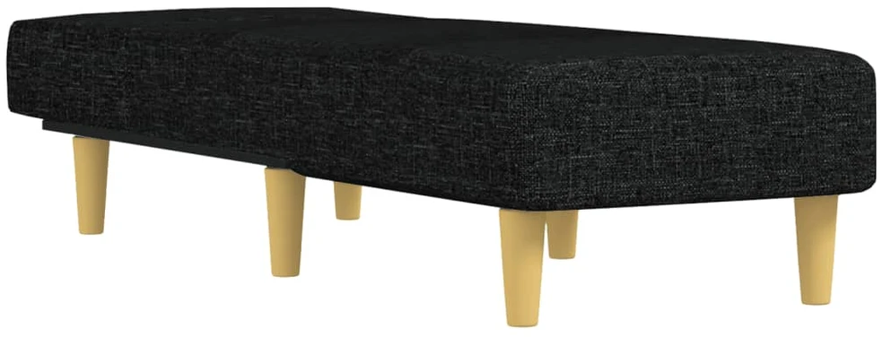 Sofa Poilsio gultas, juodos spalvos, audinys