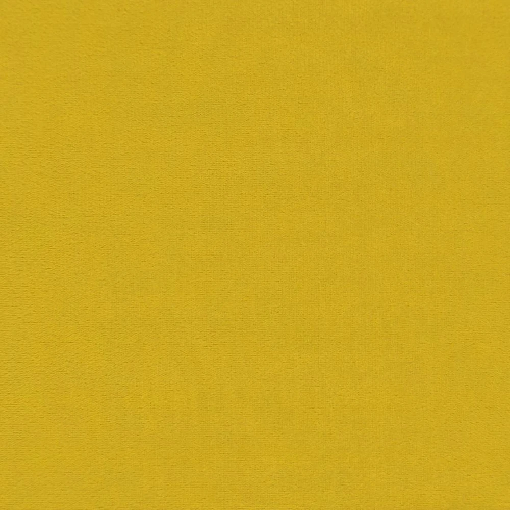 Poilsio kėdė, geltonos spalvos, 64x74x84cm, aksomas