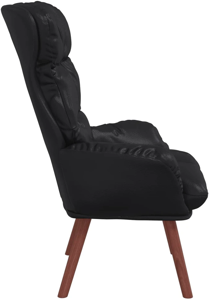 Fotelis krėslas Juoda 69 x 74 x 93 cm Dirbtinė Oda