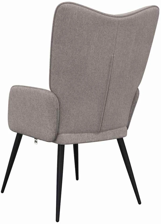 Fotelis Poilsio kėdė, taupe spalvos, audinys