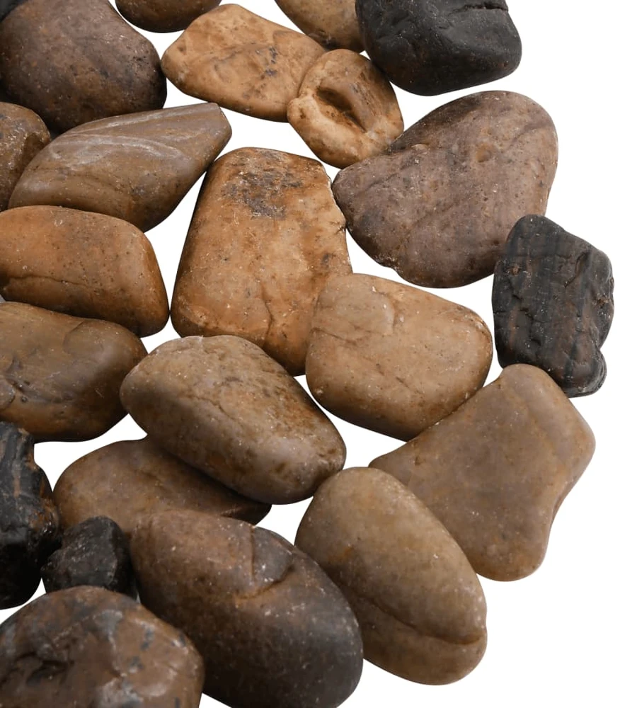 Poliruoti akmenukai, įvairių spalvų, 10kg, 2–5cm