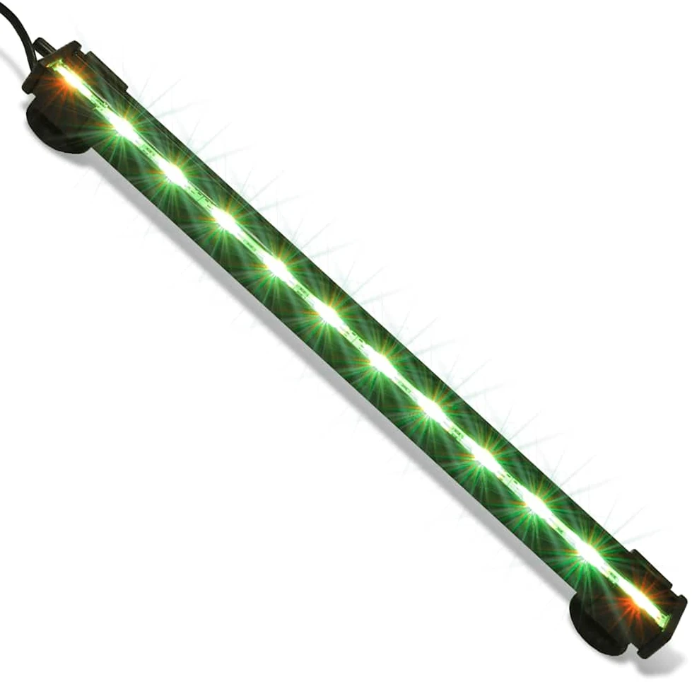 Povandeninės LED burbulus skleidžiančios akvariumo lempos, RGB, 32cm