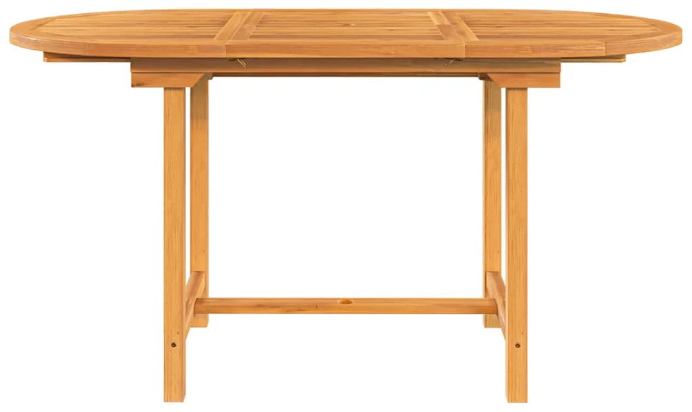Prailginamas sodo stalas, 110–160x80x75, tikmedžio masyvas