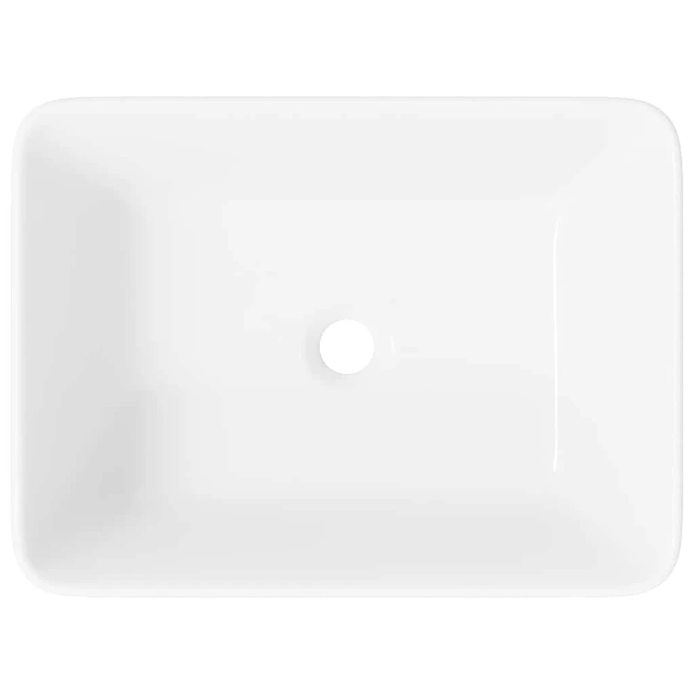 Praustuvas, baltos sp., 40x30x13cm, keramika