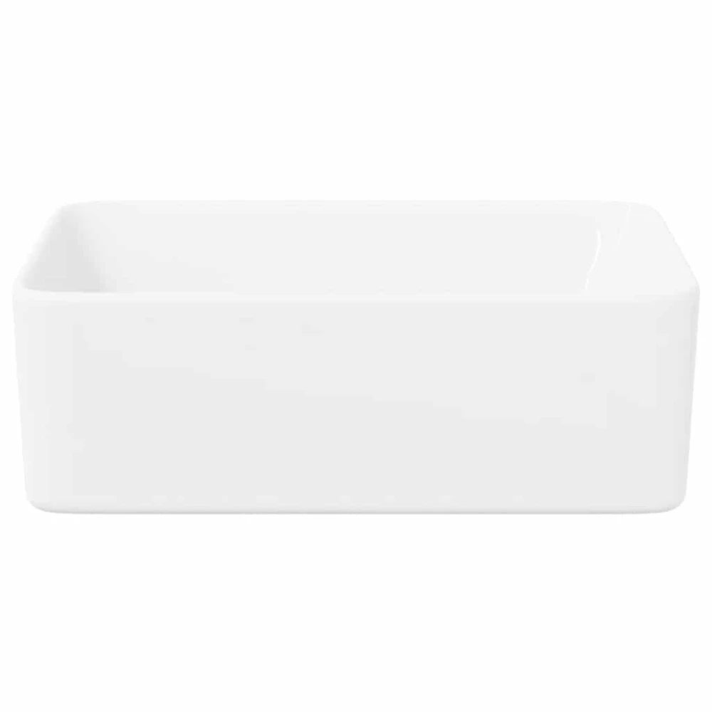 Praustuvas, baltos sp., 40x30x13cm, keramika