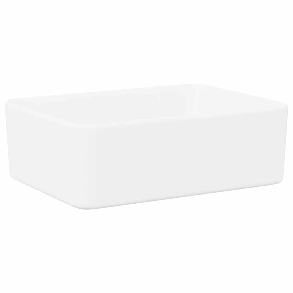 Praustuvas, baltos sp., 40x30x13cm, keramika