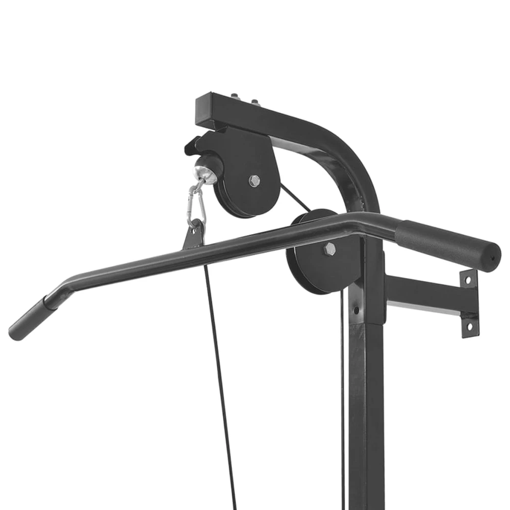 Prie sienos mont. jėgos tren. su štanga ir hant. rink., 60,5kg
