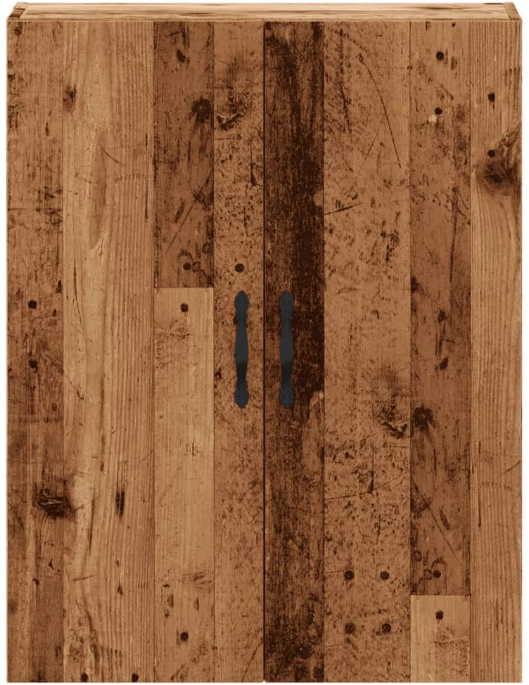 Prie sienos montuojama spintelė, medienos, 69,5x34x90cm