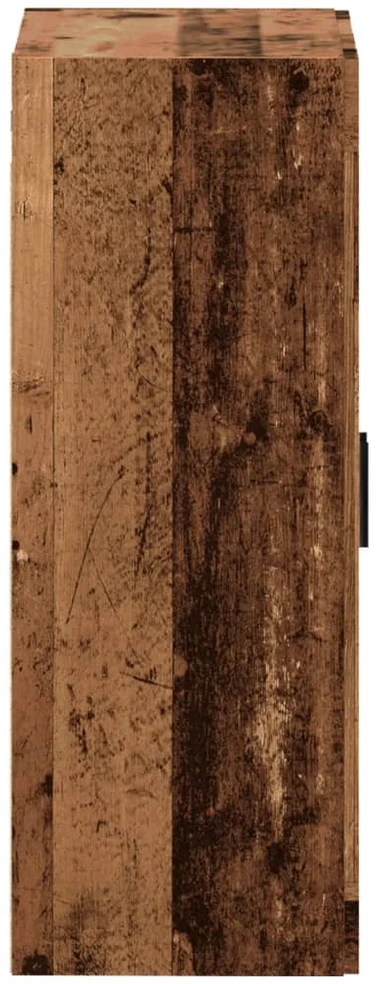 Prie sienos montuojama spintelė, medienos, 69,5x34x90cm