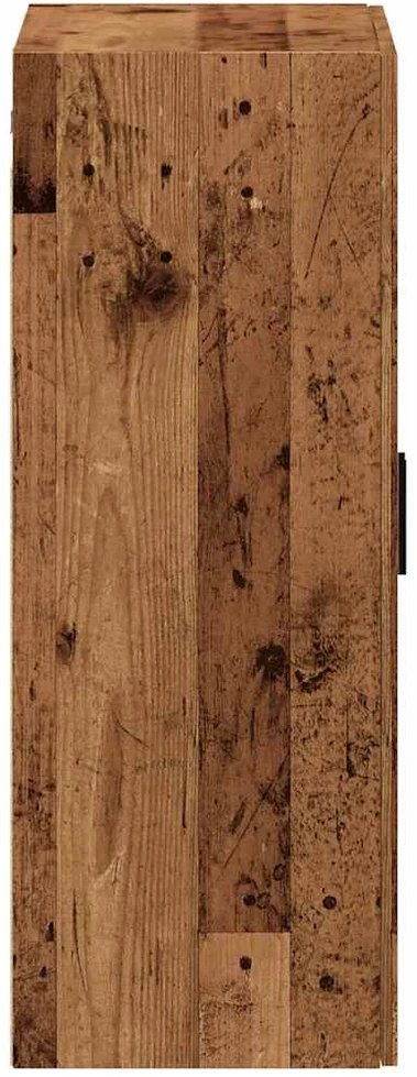 Prie sienos montuojama spintelė, medienos, 69,5x34x90cm