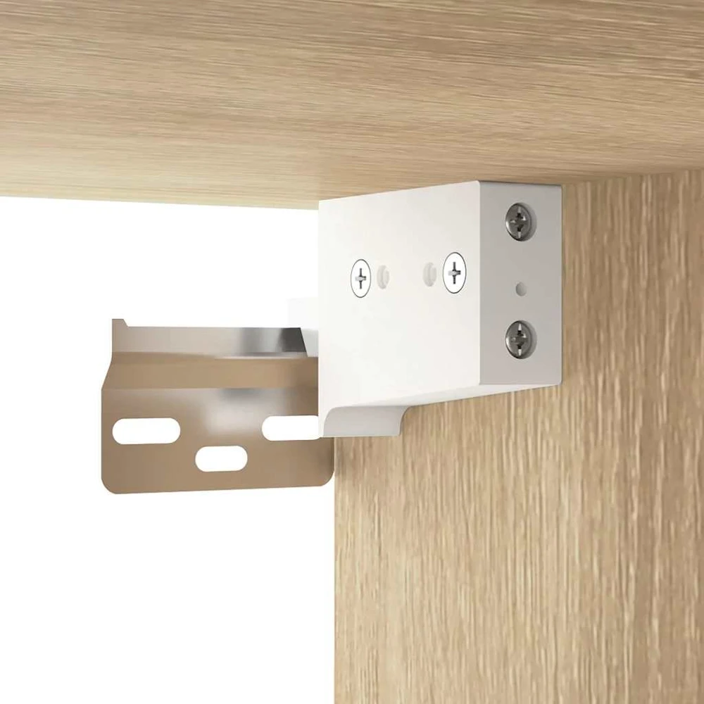 TV staliukas Prie sienos montuojama TV spintelė, ąžuolo spalvos, 80x30x41cm