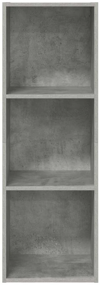 TV staliukas Prie sienos montuojama TV spintelė, betono, 37x37x107cm, MDP