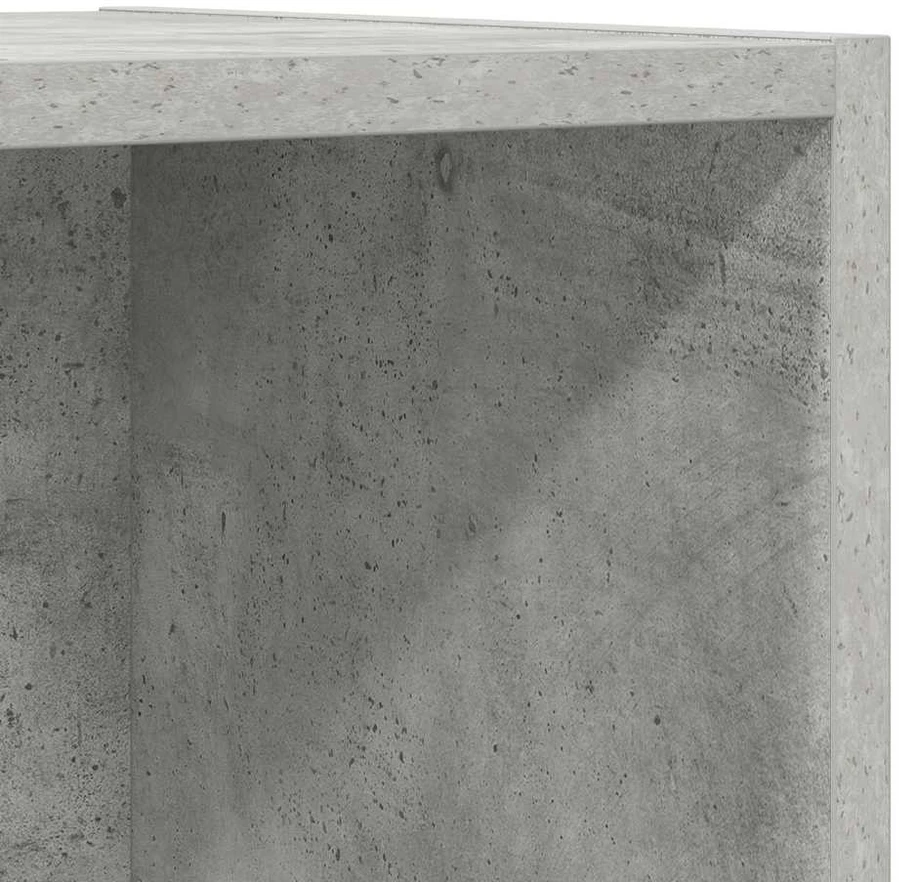 TV staliukas Prie sienos montuojama TV spintelė, betono, 37x37x107cm, MDP
