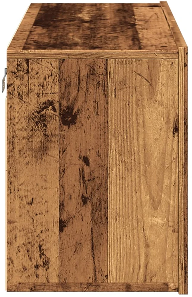TV staliukas Prie sienos montuojama TV spintelė, medienos, 80x30x41cm