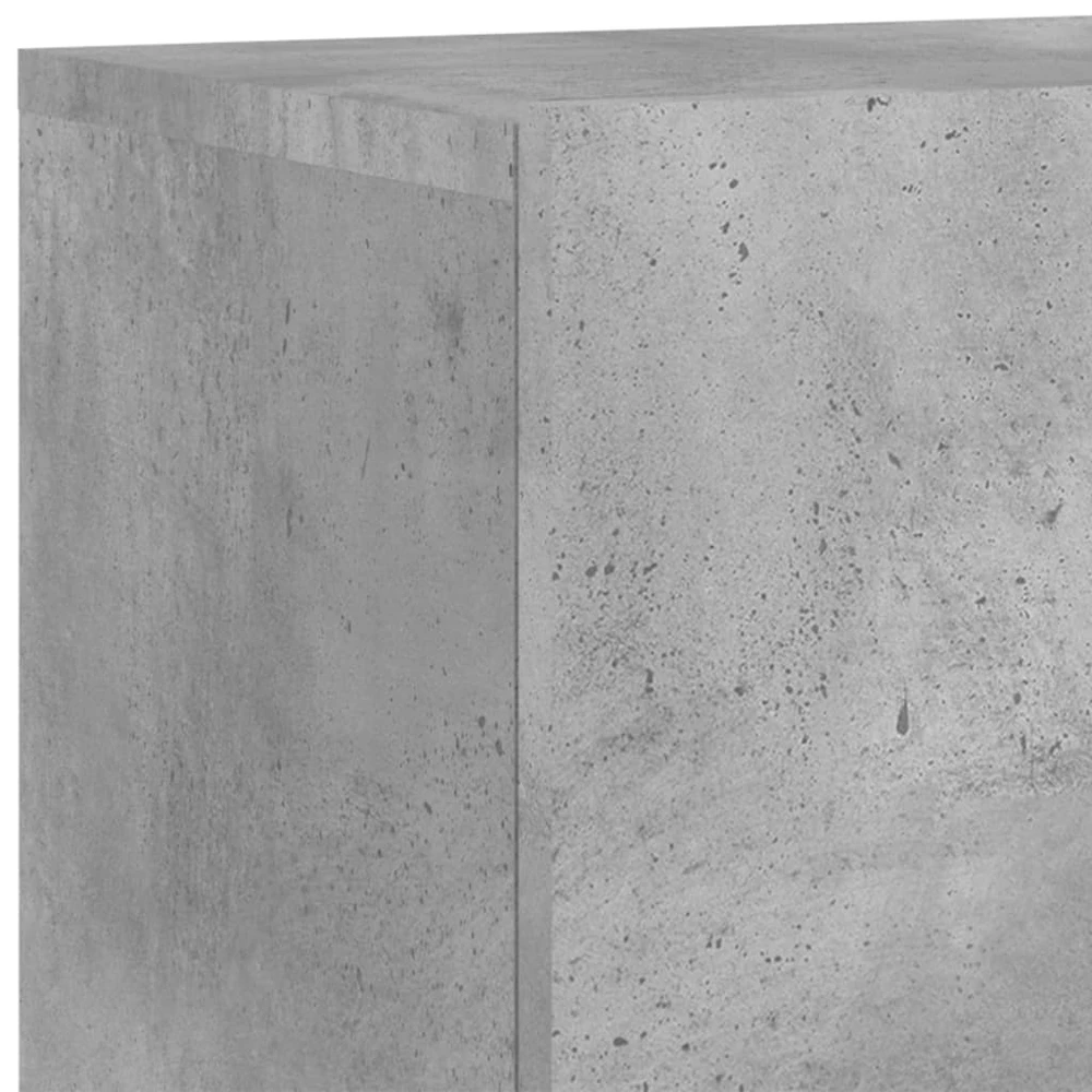TV staliukas Prie sienos montuojamos TV spintelės, 2vnt., betono, 80x30x41cm