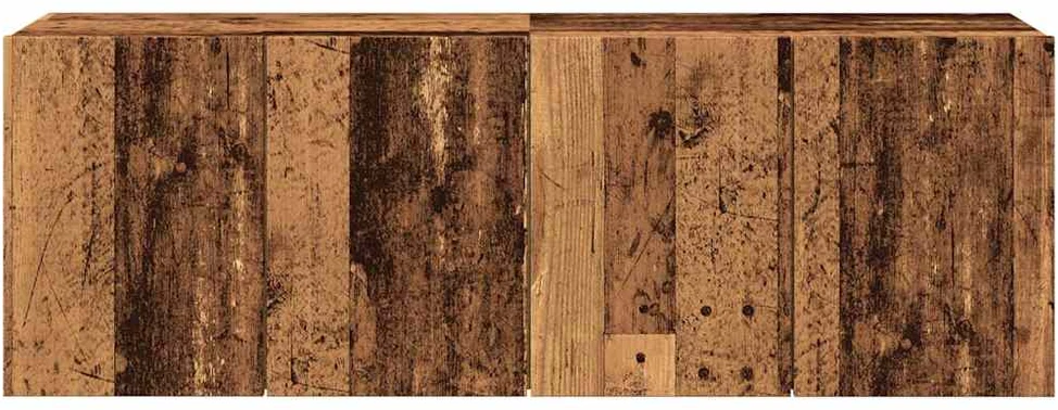 TV staliukas Prie sienos montuojamos TV spintelės, 2vnt., medžio, 60x30x41cm
