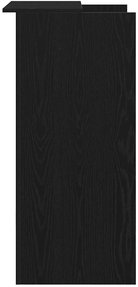 Priėmimo stalas Juoda 55x50x103,5 cm apdirbta mediena