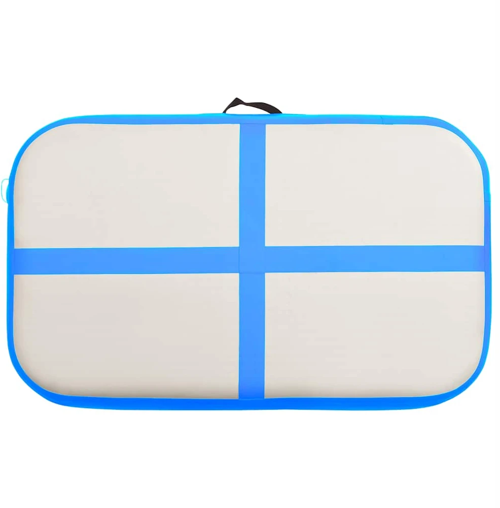 Pripučiamas gimnastikos kilimėlis, mėlynas, 60x100x20cm, PVC